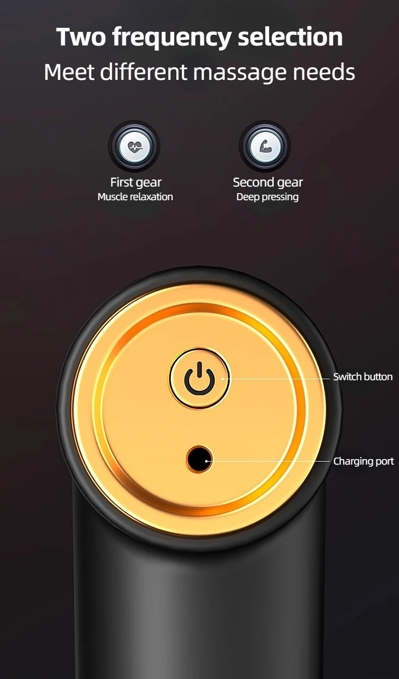 Mini Massage Gun – Portable Deep Muscle Relief for Neck, Back & Body