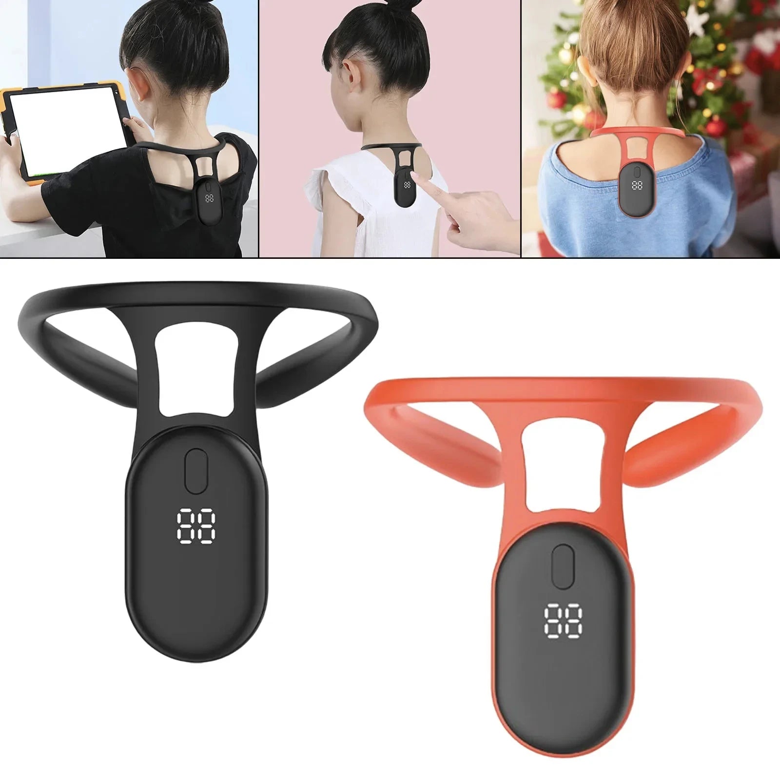 Smart Vibration Posture Corrector – Back & Neck Posture Trainer for Adults & Kids