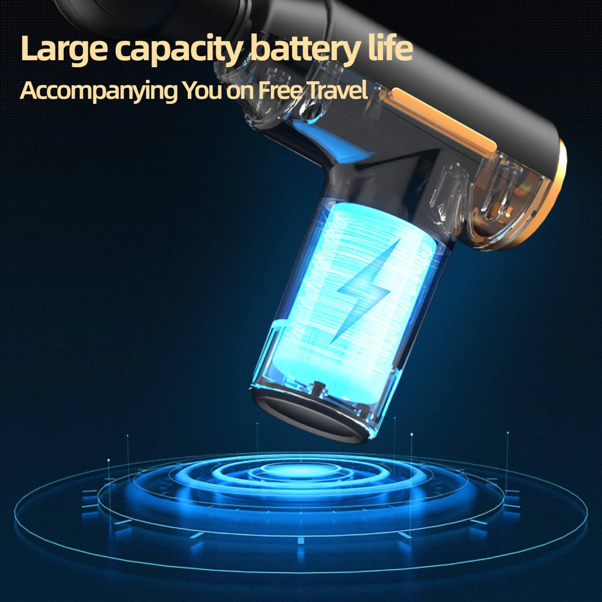 Mini Massage Gun – Portable Deep Muscle Relief for Neck, Back & Body