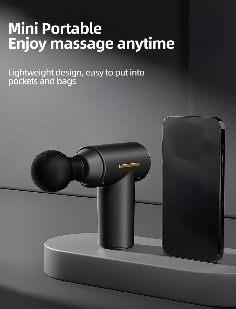 Mini Massage Gun – Portable Deep Muscle Relief for Neck, Back & Body