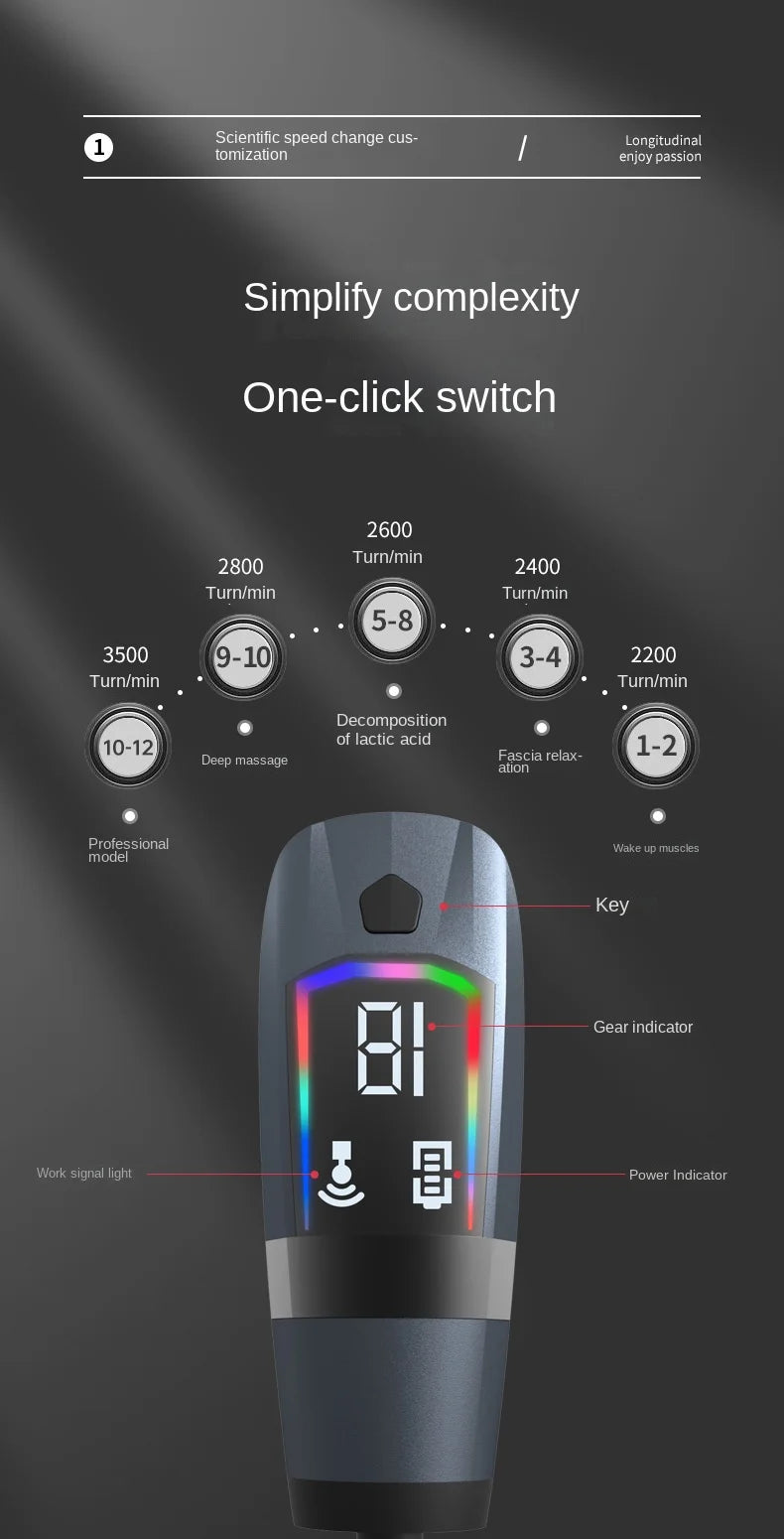 Electric Body Massager – Rechargeable Deep Muscle Relaxation Device