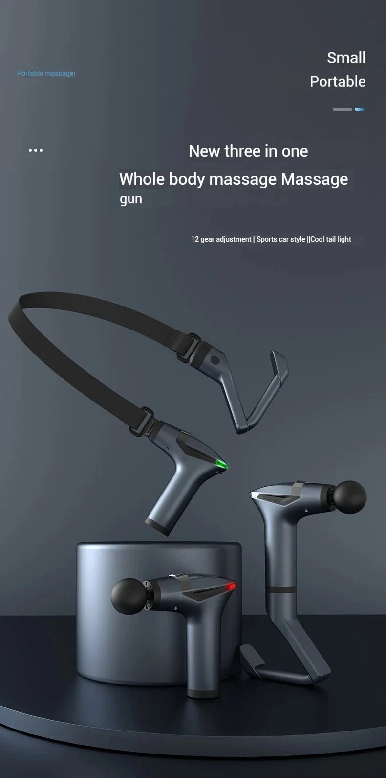 Electric Body Massager – Rechargeable Deep Muscle Relaxation Device