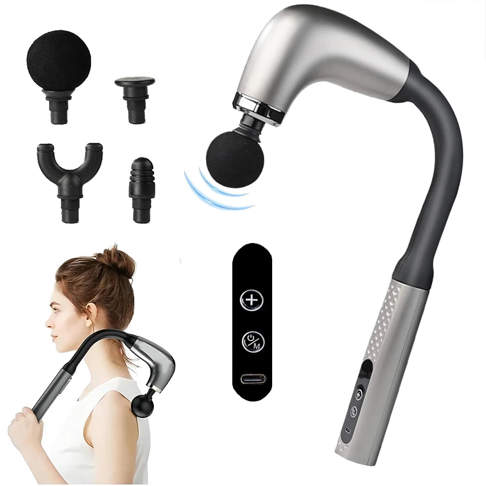 PAQIN GB-868 Massage Gun – Portable Deep Muscle Relief &amp; Full-Body Massager