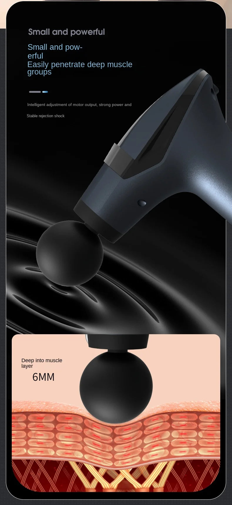 Electric Body Massager – Rechargeable Deep Muscle Relaxation Device