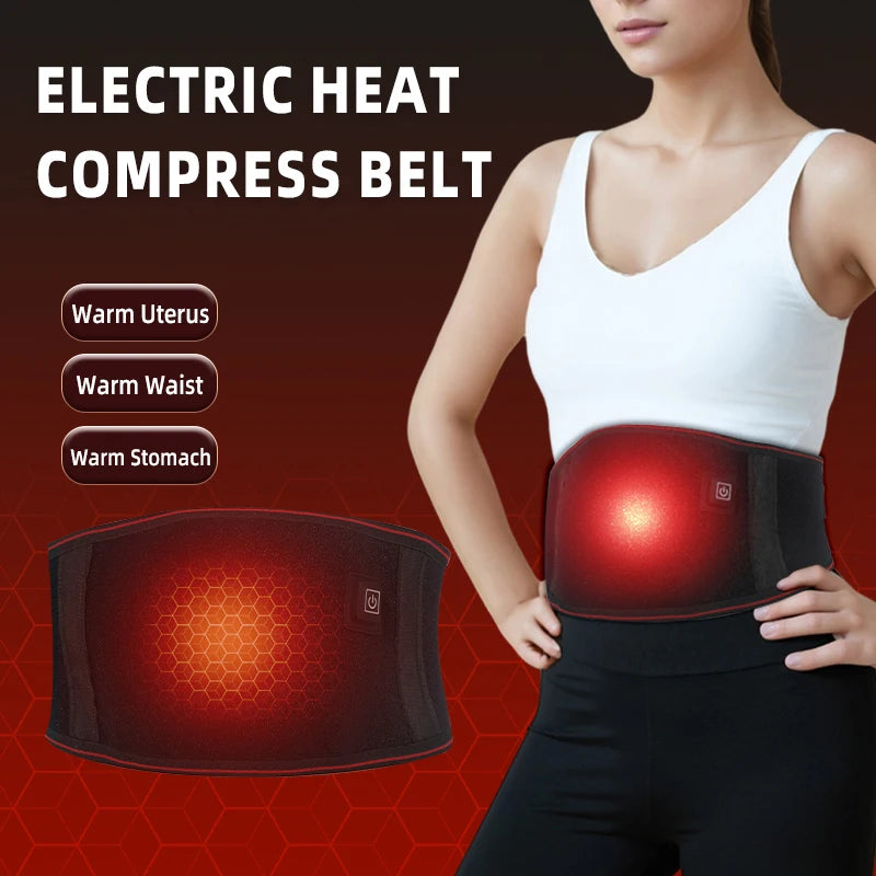 Heating Back Belt – Lumbar Support &amp; Waist Pain Relief Heating Pad
