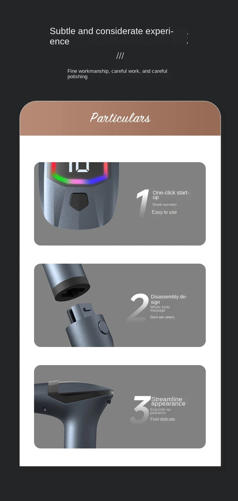 Electric Body Massager – Rechargeable Deep Muscle Relaxation Device