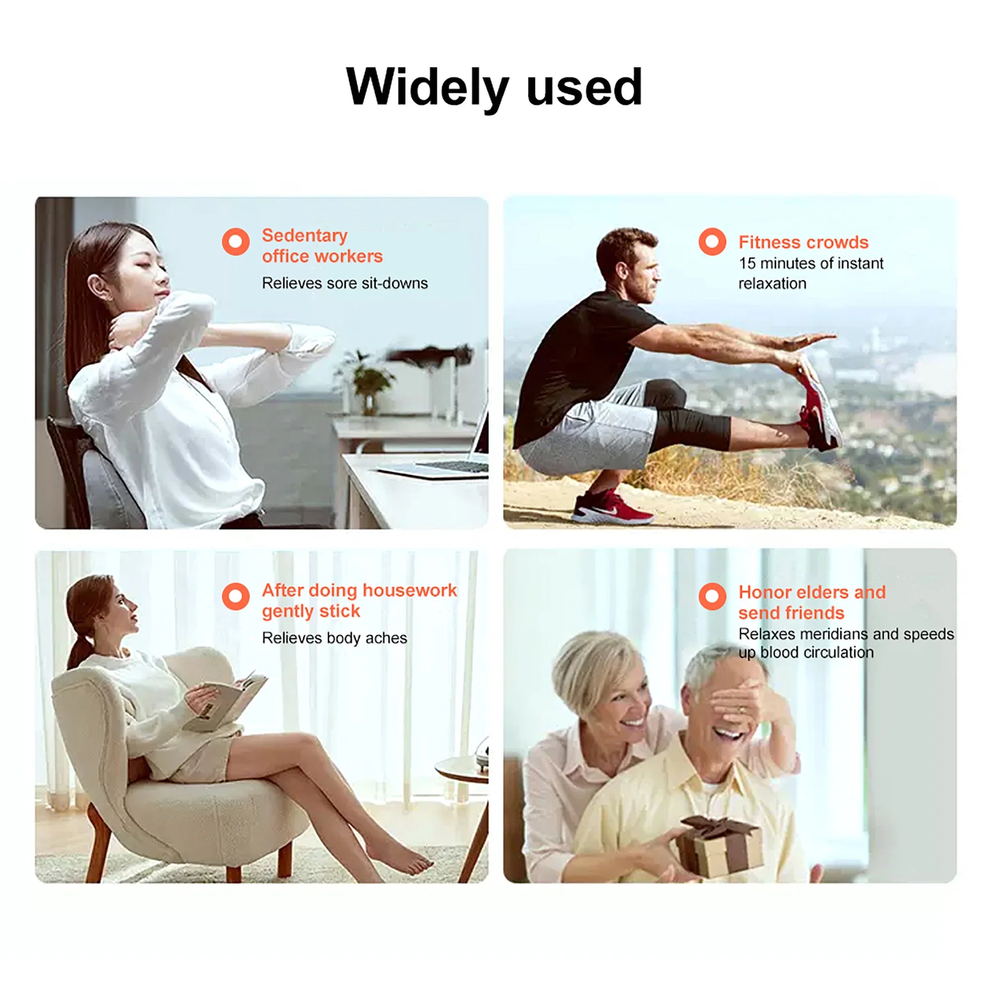 Portable Muscle Pain Relief Stimulator Patch - Smart Electric EMS Neck & Back Massager